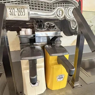 Utensils and condiments