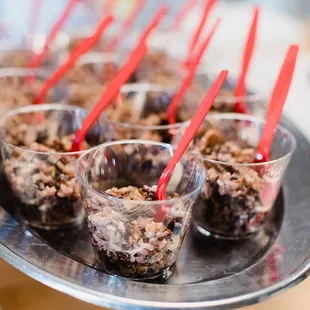Our most popular salad: Wild Rice with Candied Pecans and Dried Cranberries