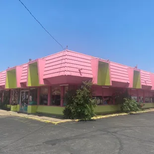 the exterior of the restaurant