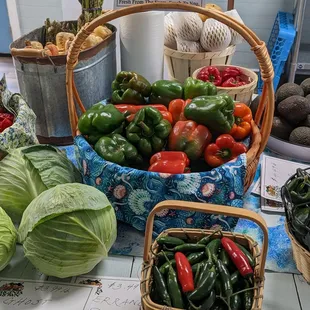 a variety of vegetables
