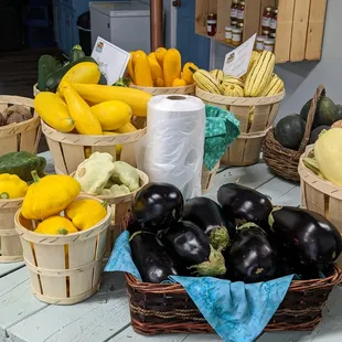 a variety of fruits and vegetables