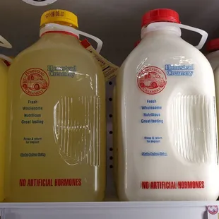 Homestead Creamery milk and ice cream available at Jeff&apos;s Country Market