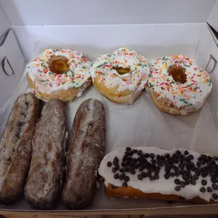 a variety of doughnuts