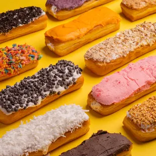 a variety of doughnuts