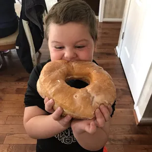 Doughnut as big as your head!