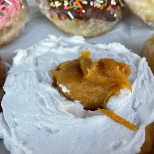 a variety of doughnuts