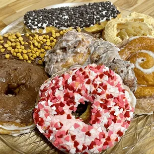 a variety of doughnuts