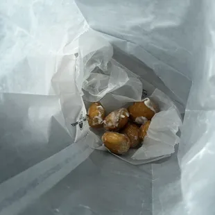 1/2 doughnut holes instead of the full dozen.