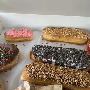 a variety of doughnuts