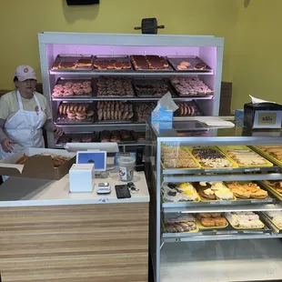 a man behind the counter