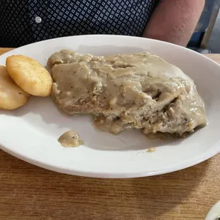 Chicken and Dressing and hot water cornbread