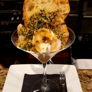 Shrimp appetizer.