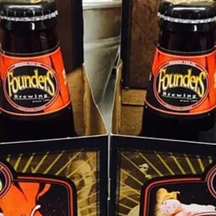 four bottles of beer