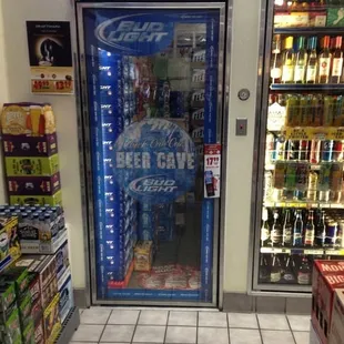 Entrance to beer cave