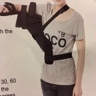 This is my shoulder APPEARANCE AFTER I CAN GET It UP THAT HIGH!!!!‍