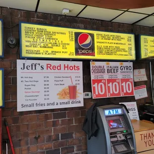 Current prices and menu June 2023