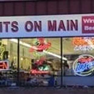 the front of the store