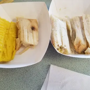 Anise and pineapple  tamales