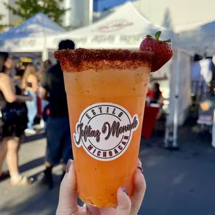 Peach Mango w/ Tajin &amp; Chamoy rim