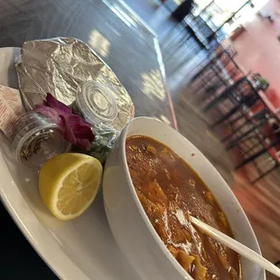 Menudo! Perfect in the morning!