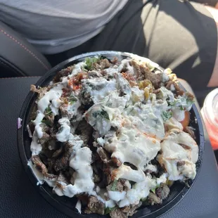 Beef sharawama plate