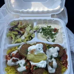 Falafel plate
