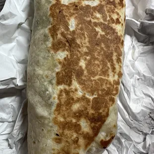 Toasted shawarma wrap
