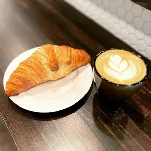 Croissant freshly baked from our oven.