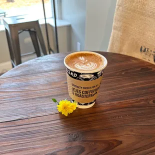 Our seasonal menu: Earl Grey Chai Latte.