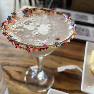 Sugar cookie martini