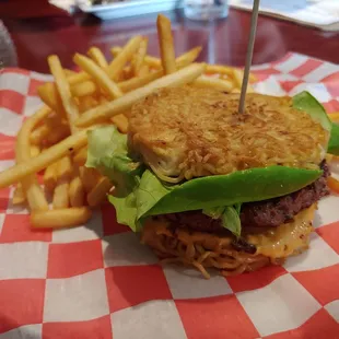 Ramen burger