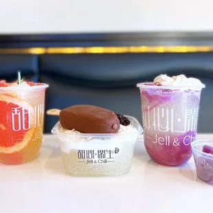 Soft Opening, promo prices shown: Yuzu ($6.99), Big Daddy w/ magnum ice cream bar ($7.99), and Purple Haze ($6.99)