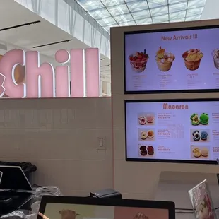 a large display of ice cream