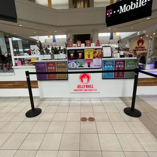 Inside mall