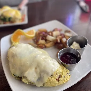 hearty havarti omelet