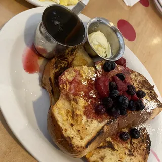 Corn Flake French Toast  Berries