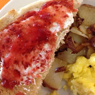 Homemade Jelly and Toast