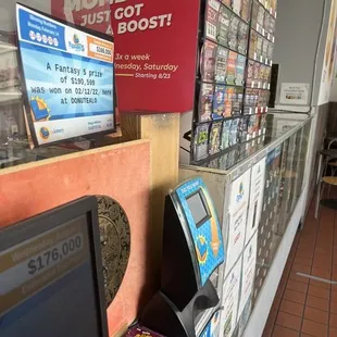 the inside of a store