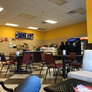 the interior of a restaurant