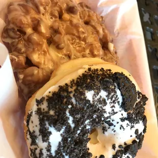 a variety of toppings