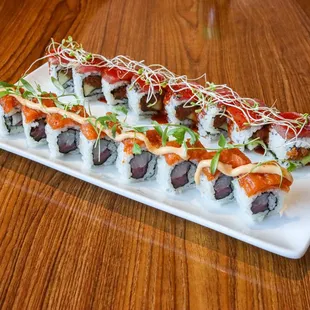 Orange Dragon and Jellyfish roll