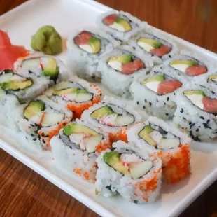 Lunch Special:
 TWO ROLLS COMBO