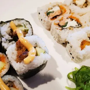 sushi and sashimi, sushi, sashimi, food