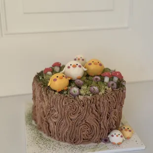 a group of birds in a nest