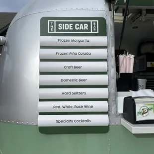 Pop up bar