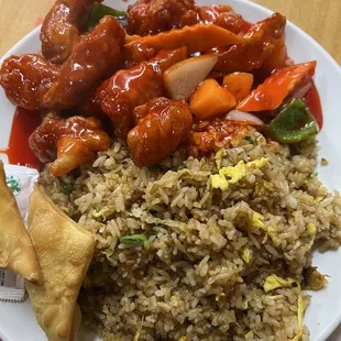 12. Sweet and Sour Chicken Lunch Special