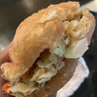 Fry bake and saltfish