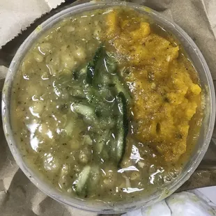 Chana and pumpkin $4