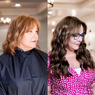 2 rows Bead and Knot Rows hair extensions