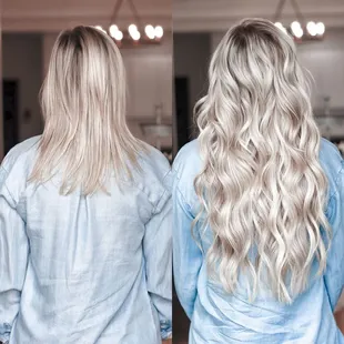 3 rows Bead and Knot Rows hair extensions